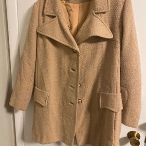 Vintage 1970 Beige Coat